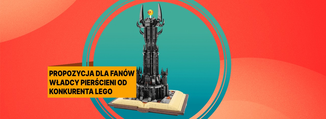 Twierdza Barad-Dur od konkurenta LEGO zniewala wyglądem i ceną. Nie wiem, czy Duńczycy to przebiją, źródło grafiki: Mould King; materiały promocyjne.