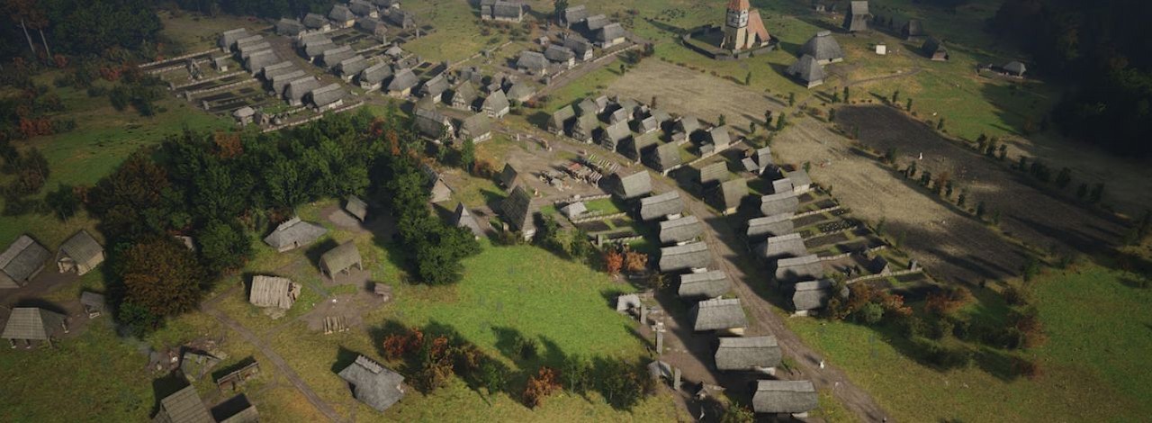 Gracz Manor Lords stworzył gigantyczną metropolię zajmującą 7 prowincji. Wszystko objęło aż 6 tysięcy budynków, źródło grafiki: Slavic Magic.