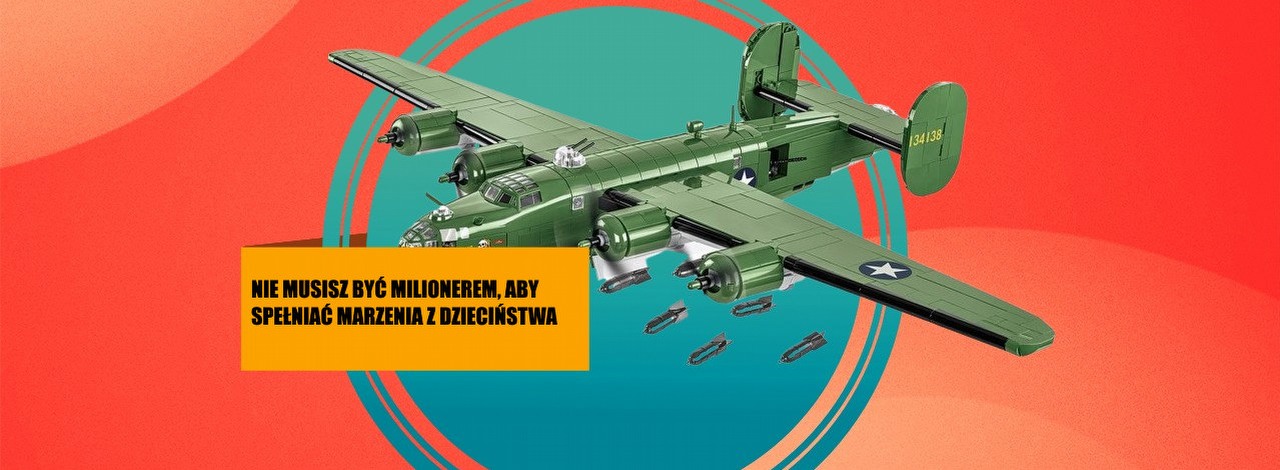 Tym 70-centymetrowym modelem Polacy mogą położyć kres dominacji LEGO. Spraw sobie tani prezent na Dzień Dziecka, źródło grafiki: COBI.