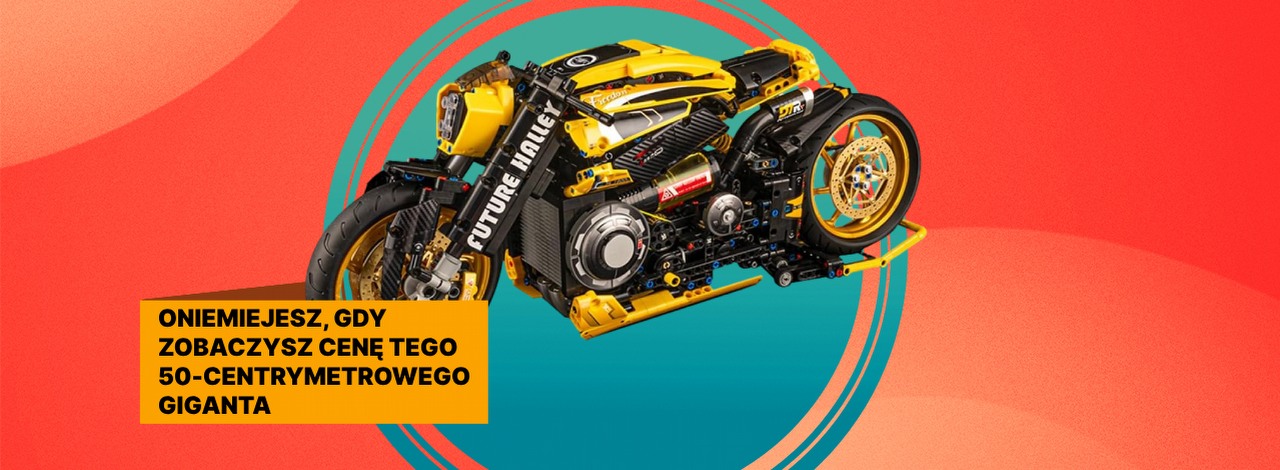 Klockowy motocykl żywcem wyjęty z gry Cyberpunk 2077 to najlepsze, co dzisiaj zobaczysz. Zestawy LEGO Technic wyglądają przy nim jak zabawki z odpustu, źródło grafiki: Misini.