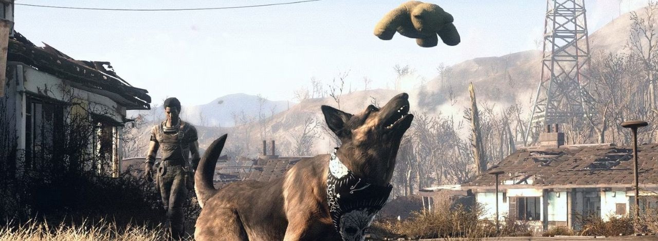 53 letnia mama postanowiła zagrać w Fallouta 4 po obejrzeniu serialu. Całkowicie wsiąknęła w świat gry i pokochała Ochłapa, źródło grafiki: Bethesda Game Studios.