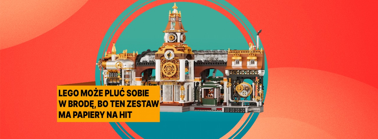 LEGO zmarnowało szansę na zestaw, który mógł być prawdziwym hitem. Ta steampunkowa stacja kolejowa zdobędzie Twoje serce, źródło grafiki: Pantasy; materiały promocyjne.