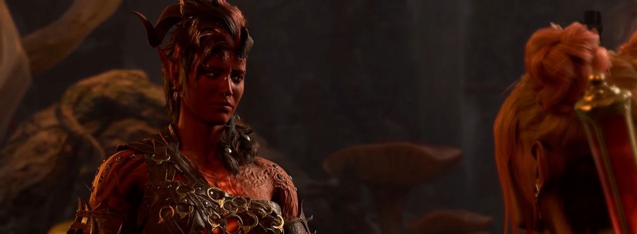 Grając w Baldur's Gate 3 jako Karlach możecie ją uratować bez wracania na zawsze do piekieł. Wystarczy odpowiedni romans, źródło grafiki: Larian Studios.