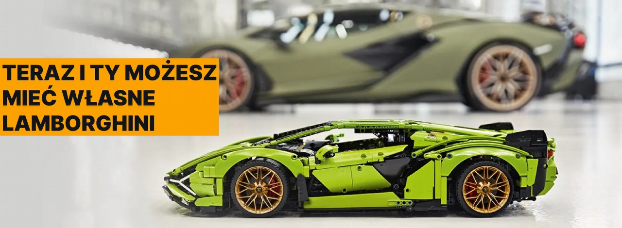 Prawie 3700 elementów i 60 cm długości w cenie, która niedawno była tylko marzeniem. Model Lamborghini Sian FKP 37 to jeden z najpiękniejszych zestawów w ofercie LEGO Technic, źródło grafiki: Lego.