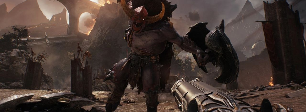 Od premiery zwiastuna nowego Dooma minęły dwa dni, a moder już przeniósł nową broń z trailera do oryginału z 1993 roku, źródło grafiki: Bethesda Softworks.