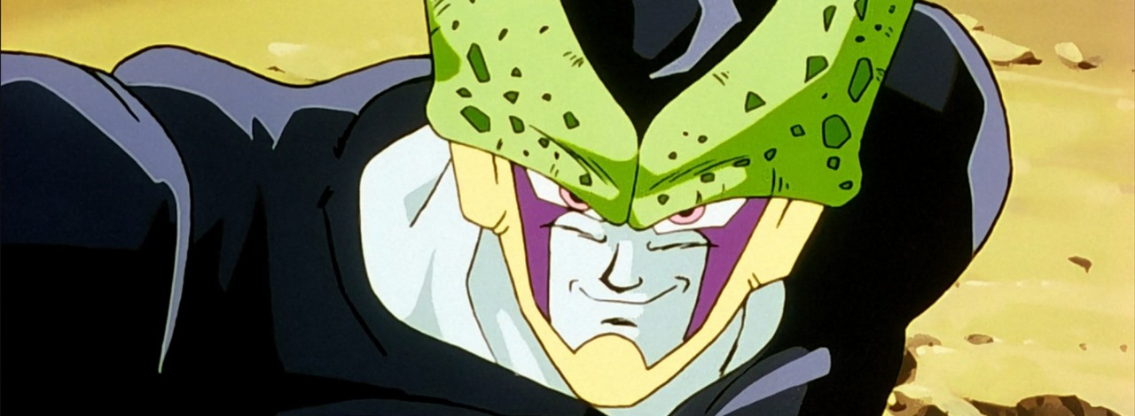 Cell w Dragon Ball mógł wyglądać zupełnie inaczej. Ta brzydsza wersja złoczyńcy ze szkiców Akiry Toriyamy mogłaby nie spodobać się jego redaktorom, źródło grafiki: Dragon Ball Z, Toei Animation, 2009.
