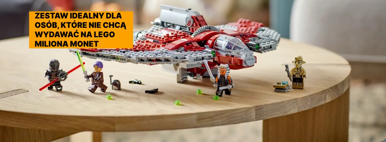 Tą promocją Amazon „zrobił dzień” fanom Gwiezdnych wojen. Liczący ponad 600 elementów model LEGO Star Wars Prom kosmiczny Ahsoki Tano imponuje nie tylko ceną, ale też niespotykanym poziomem odwzorowania, źródło grafiki: LEGO.