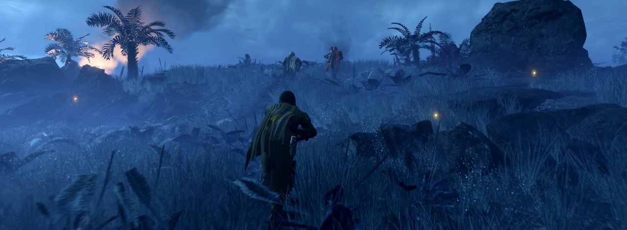 W Helldivers 2 występuje bug tak głupi, że aż trudno w niego uwierzyć. W końcu wyjaśniło się, co zaburza wasz sprint, źródło grafiki: Arrowhead Game Studios.