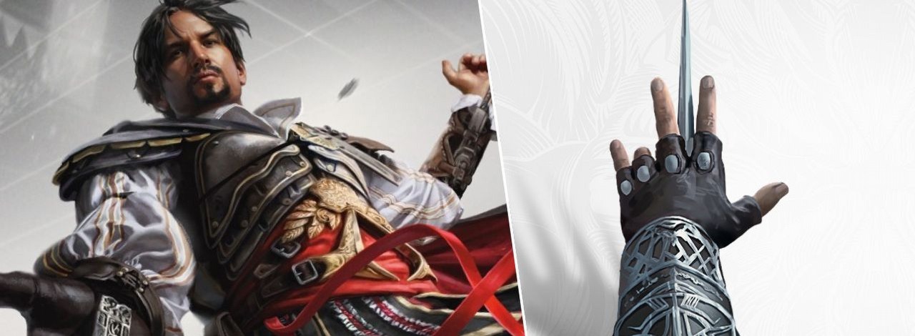 Karty MTG z Assassin's Creed nadchodzą wielkimi krokami. Zobaczcie jak wyglądają na nich uwielbiani bohaterowie serii, źródło grafiki: Wizards of the Coast.