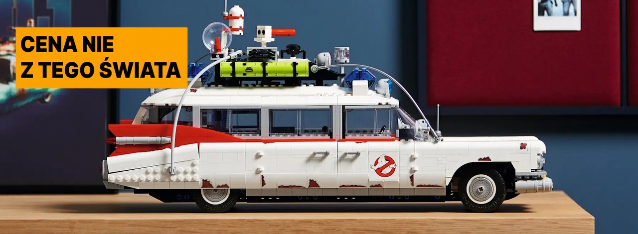 Jeden z najlepszych zestawów LEGO w potwornie niskiej cenie na Amazon! Liczący 2352 elementy ECTO-1 Pogromców duchów to pojazd, który po prostu trzeba mieć, źródło grafiki: LEGO.