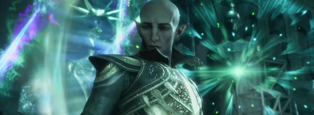 Dragon Age Veilguard doczeka się relacji niczym z Cyberpunka 2077. W jej centrum stanie Solas, źródło grafiki: BioWare.