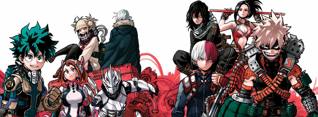 My Hero Academia zakończy się za kilka rozdziałów. Podano, kiedy ukaże się ostatni, źródło grafiki: My Hero Academia, Kohei Horikoshi, Shueisha, 2014.