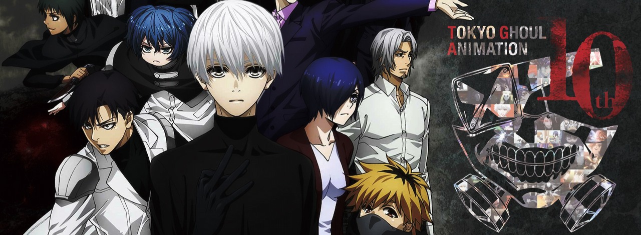 Anime Tokyo Ghoul z tajemniczą zapowiedzią z okazji 10. rocznicy. W fanach rozbudziła nadzieje na pożądany remake, źródło grafiki: Tokyo Ghoul, Studio Pierrot, 2014.