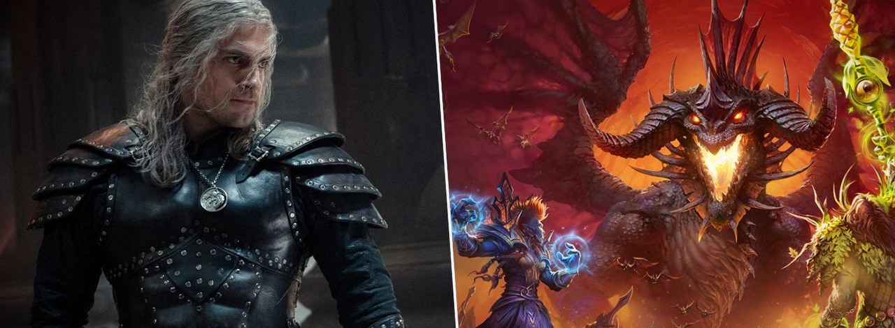 Fani mają już kolejne wymarzone role dla Henry'ego Cavilla. Tym razem o ekranizacji z jego udziałem marzą gracze WoW-a, źródło grafiki: Netflix / Blizzard Entertainment.
