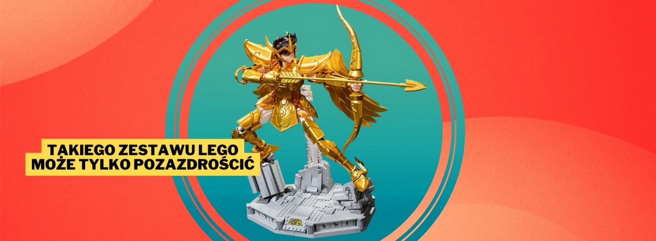 Epicki zestaw upamiętniający jednego z bohaterów Rycerzy zodiaku w genialnej cenie na Amazonie. Blisko 50-centymetrowa figurka znakomicie oddaje oryginalną postać, źródło grafiki: Pantasy; materiały promocyjne.