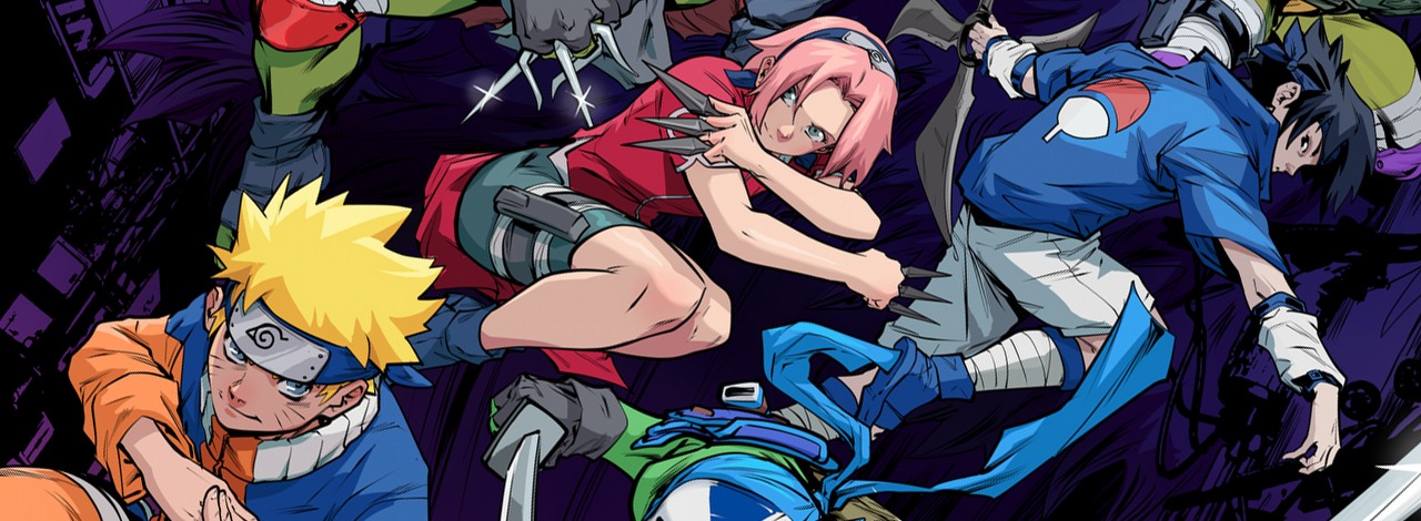 Naruto wkrótce doczeka się nowego komiksu. To najdziwniejszy crossover, którego nikt się nie spodziewał, źródło grafiki: Teenage Mutant Ninja Turtles x Naruto, Caleb Goellner i Hendry Prasetya, IDW Publishing i Viz Media, 2024.