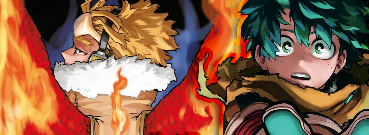 „Chciałem stworzyć coś w stylu Terminatora 2”. Autor My Hero Academia wyjaśnił, czemu pominął pewne ważne historie, źródło grafiki: My Hero Academia, Kohei Horikoshi, Shueishia, 2014.