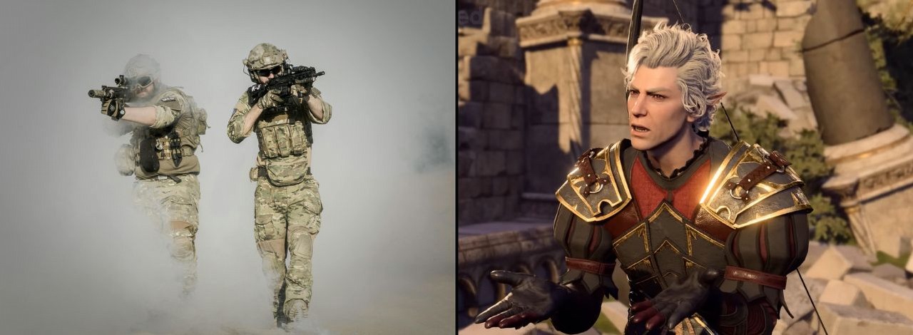 Moder wprowadził do Baldur's Gate 3 współczesnych marines i ma zamiar sprawić, by dialogi były bardziej amerykańskie, źródło grafiki: Pixabay | Larian Studios.