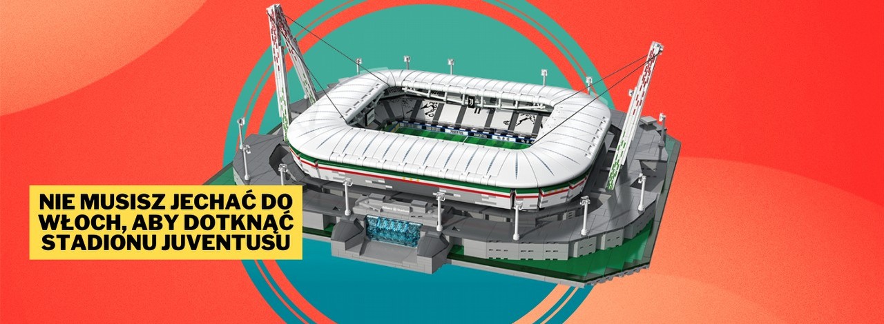 Tak rzadki zestaw w takiej cenie to niemal interes życia. Allianz Stadium Juventusu Turyn od konkurenta LEGO zachwyci nie tylko fanów piłki nożnej, źródło grafiki: CaDA; materiały promocyjne.