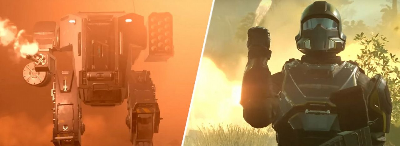 „Jestem 100% za", CEO Arrowhead o „stalowych wierzchowcach” w Helldivers 2, źródło grafiki: Arrowhead.