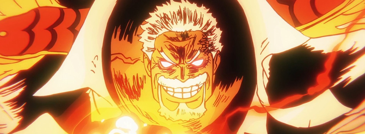 W One Piece „przedobrzono” z Galaktyczną pięścią Garpa. Fani nie są zadowoleni ze zmiany w anime, źródło grafiki: One Piece, Toei Animation, 1999.