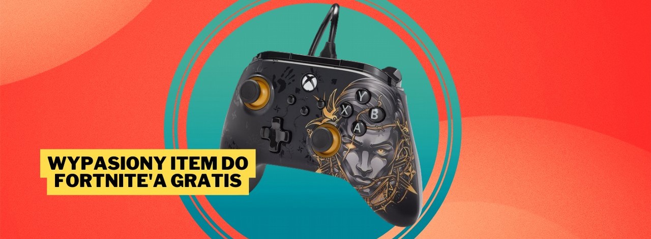 Nie jestem fanem Fortnite’a, ale dałbym się pokroić za ten pad. PowerA Advantage w wersji Midas to niedrogie cudeńko, które funkcjami nie ustępuje kontrolerowi Xbox Elite, źródło grafiki: PowerA; materiały promocyjne.