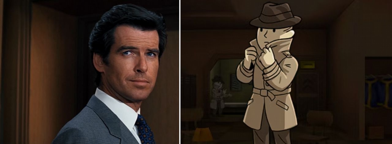 W Fallout London Tajemniczy Nieznajomy to nie byle kto. Pomoże wam sam agent 007, źródło grafiki: Bethesda Softworks| YouTube/S. Thomas.