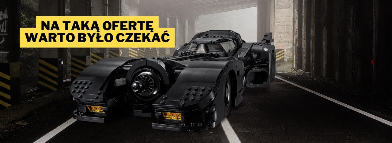 Ten sprzedawca chyba oszalał, wystawiając unikalny zestaw LEGO Batmobil 1989 za takie pieniądze. Nie znalazłem lepszej oferty tego liczącego 3308 elementów modelu, źródło grafiki: LEGO; materiały promocyjne / Pixabay.