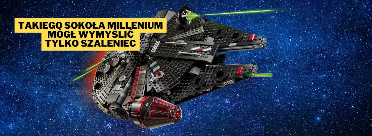 Zestaw, który potwierdza szaloną teorię fanów Star Wars, jest teraz w galaktycznej promocji na Amazonie. LEGO Mroczny Sokół Millennium wywraca uniwersum Gwiezdnych wojen do góry nogami, źródło grafiki: LEGO; materiały promocyjne / Pixabay.