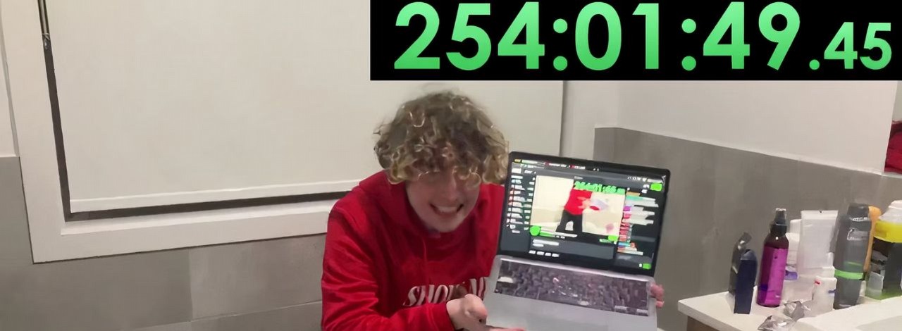 Próbę pobicia niebezpiecznego rekordu przerwał sam YouTube dzięki interwencji widowni, źródło grafiki: Norme.