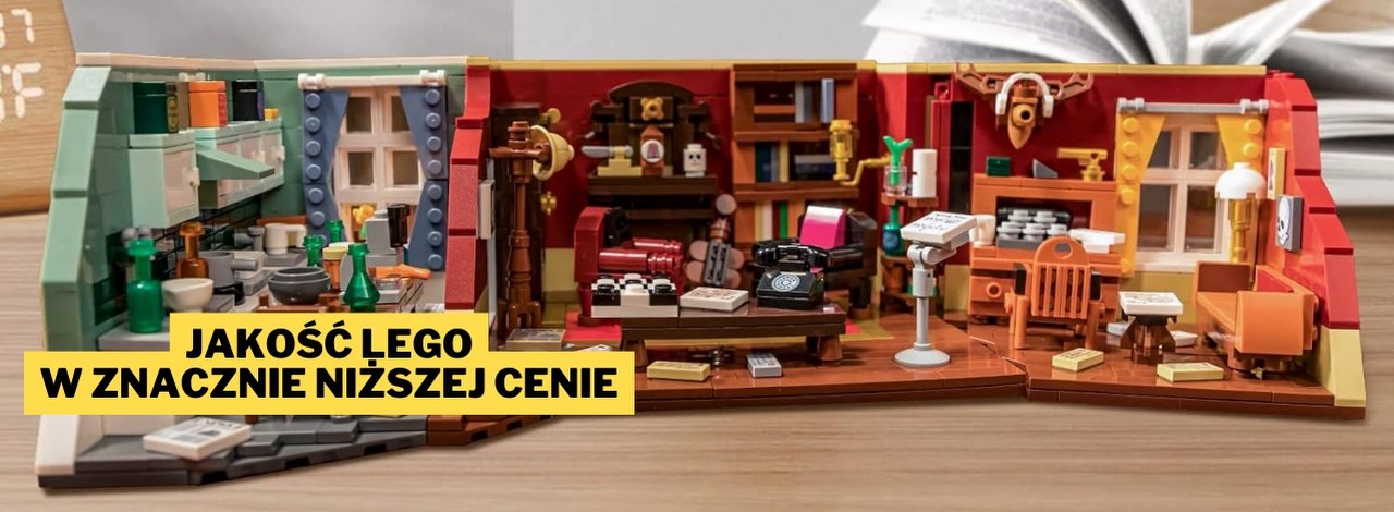 Na miejscu LEGO zacząłbym się obawiać tego producenta - staje się on bowiem coraz mocniejszym graczem na rynku. Rosnącą popularność Pantasy zawdzięcza takim zestawom, jak mieszkanie Sherlocka Holmesa przy 221B Baker Street, źródło grafiki: Pantasy; materiały promocyjne.