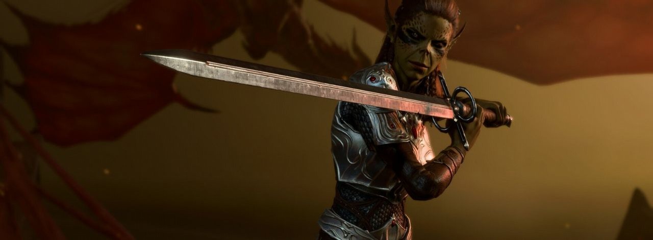Bojowa postawa Lae'zel z Baldur's Gate 3 jest wzorowana na prawdziwej technice opracowanej we śnie, źródło grafiki: Larian Studios.