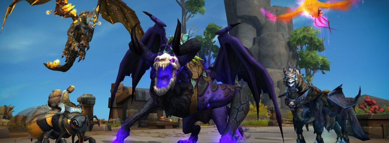 Nowe prezenty od Twitcha dla graczy WoW-a. Możecie otrzymać widmowego wierzchowca, źródło grafiki: Blizzard Entertainment.