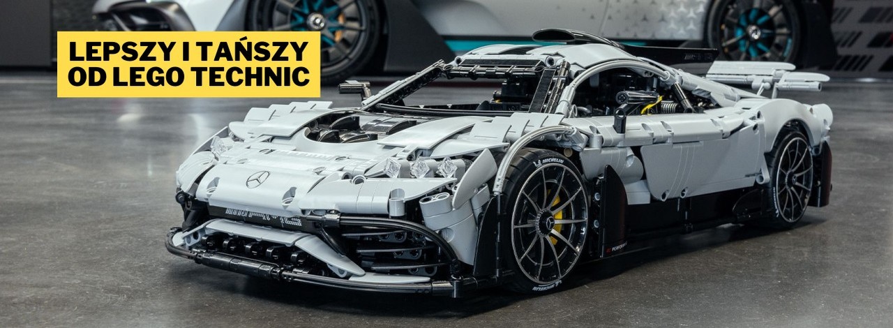 To, co stworzył konkurent LEGO, nie mieści się w głowie. Ponad 3000 elementów, działające światła i funkcja zdalnego sterowania sprawiają, że Mercedes AMG One firmy CaDA przyćmiewa wszystkie zestawy Technic, źródło grafiki: CaDA; materiały promocyjne.