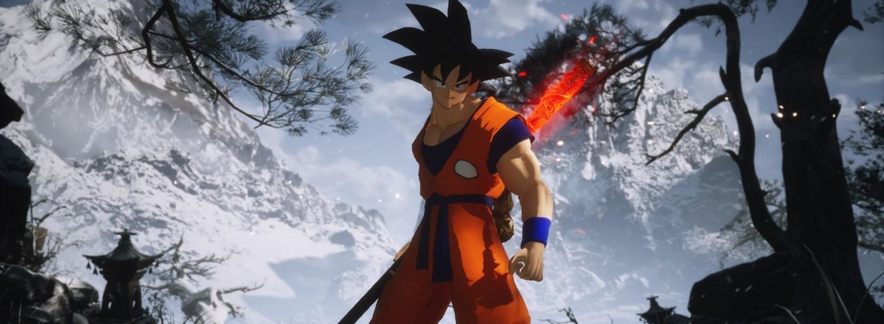 Główny bohater Black Myth Wukong już został podmieniony przez modera na Goku z Dragon Balla, źródło grafiki: NorskPL via Nexus Mods.