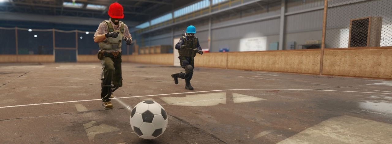 Po co komu FIFA, gdy jest CS2. Gracz stworzył mapę do grania w piłkę nożną w Counter Strike'u, źródło grafiki: Steam Workshop/vstmn.