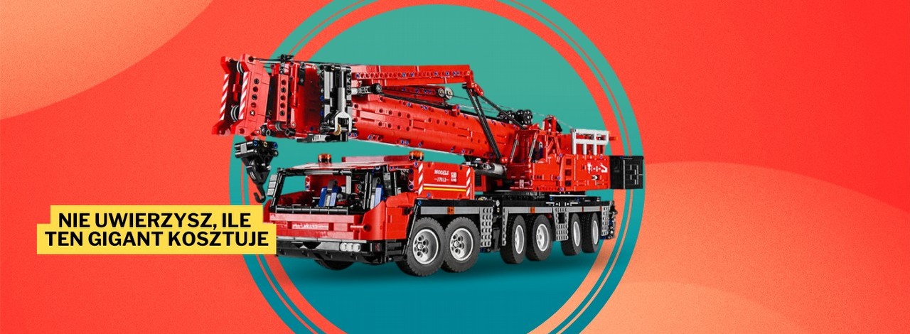 Oryginał mierzy 120 metrów i waży 300 ton, a jego klockowa replika wcale nie jest mniej imponująca. Konkurent LEGO stworzył blisko metrowego potwora, przy którym blednie seria Technic, źródło grafiki: Mould King; materiały promocyjne.