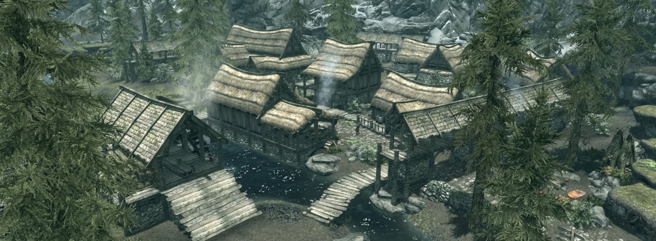 Cała Rzeczna Puszcza ze Skyrima odtworzona klockami LEGO w najmniejszych szczegółach. To marzenie dla fanów gry, źródło grafiki: Bethesda.