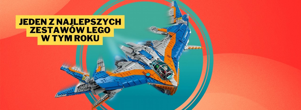 Moja ukochana seria Marvela w końcu doczekała się pięknego i zadziwiająco taniego zestawu! Liczący ponad 60 cm szerokości statek Milano to list miłosny LEGO do Strażników Galaktyki, źródło grafiki: LEGO; materiały promocyjne.