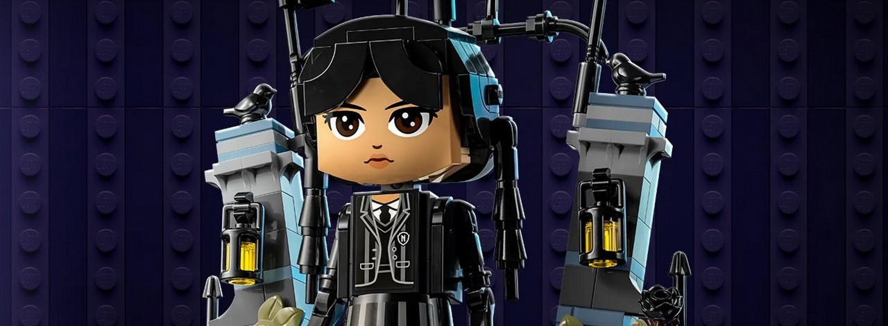 Czekacie na 2. sezon Wednesday? W międzyczasie będziecie mogli złożyć zestawy LEGO z serialu, źródło grafiki: LEGO.