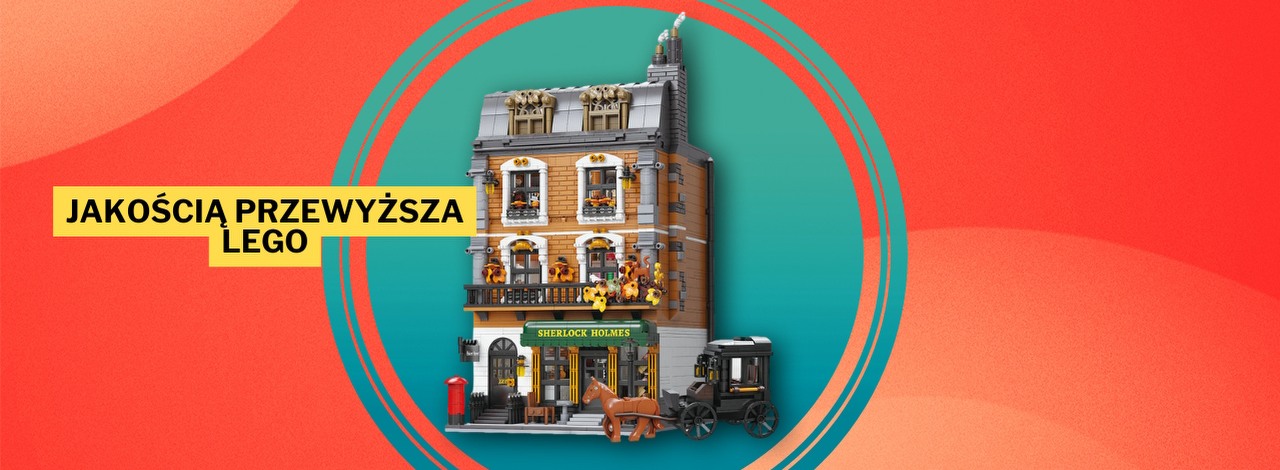 „To nie jest alternatywa dla LEGO, to jest znacznie lepsze” - liczący ponad 3000 elementów model domu Sherlocka Holmesa firmy Pantasy rozkochał klientów niską ceną i wysoką jakością przewyższającą propozycje duńskiego producenta, źródło grafiki: Pantasy; materiały promocyjne.