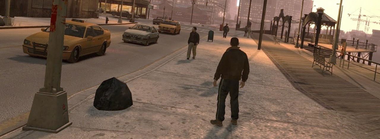 GTA 4 zachwycało fizyką nawet po latach od premiery. Takiego detalu nie zobaczycie w żadnej innej grze, źródło grafiki: Rockstar Games.