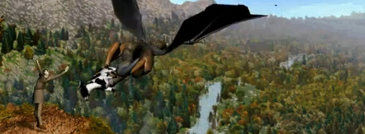 W Baldur's Gate 3 znajdziecie masę czarów, ale żaden nie przebije absurdu tego zaklęcia z „jedynki", źródło grafiki: YouTube.