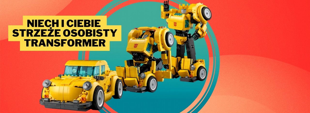 LEGO spełniło moje dziecięce marzenie. Transformer Bumblebee duńskiego producenta to „epicki” i zadziwiająco tani zestaw, źródło grafiki: LEGO; materiały promocyjne.