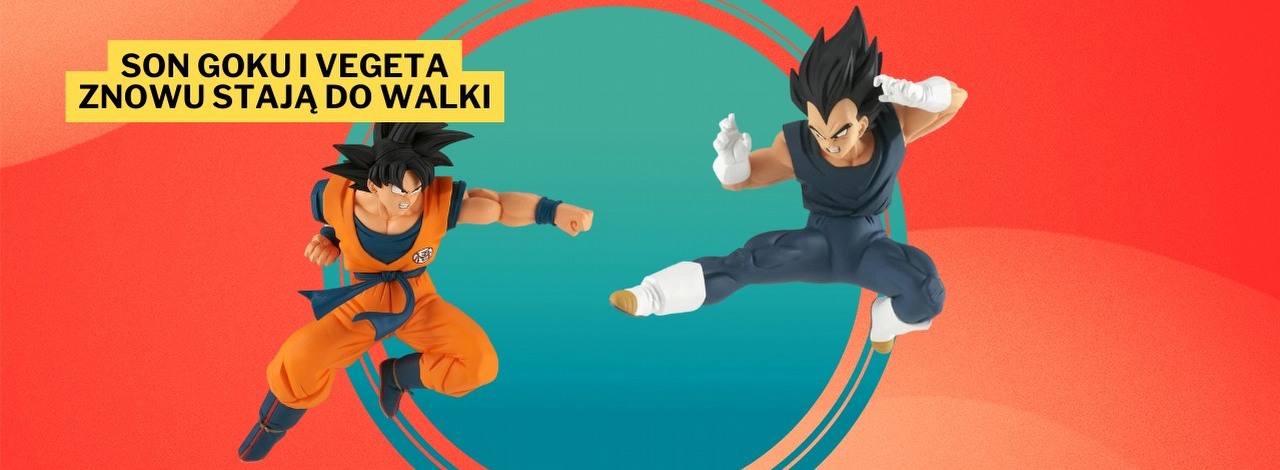 Pojedynek Son Goku i Vegety z Dragon Balla Super: Super Hero wkrótce w moim domu. Do zakupu skłoniła mnie premiera gry Sparking! Zero oraz Dragon Ball DAIMA, źródło grafiki: Banpresto; materiały promocyjne.