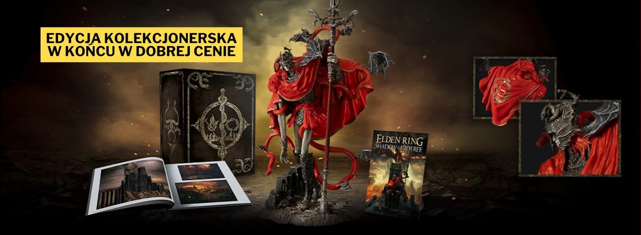Jestem gotów kupić edycję kolekcjonerską Shadow of the Erdtree. Zwłaszcza, że w końcu można ją dostać w dobrej cenie, źródło grafiki: Bandai Namco; materiały promocyjne.