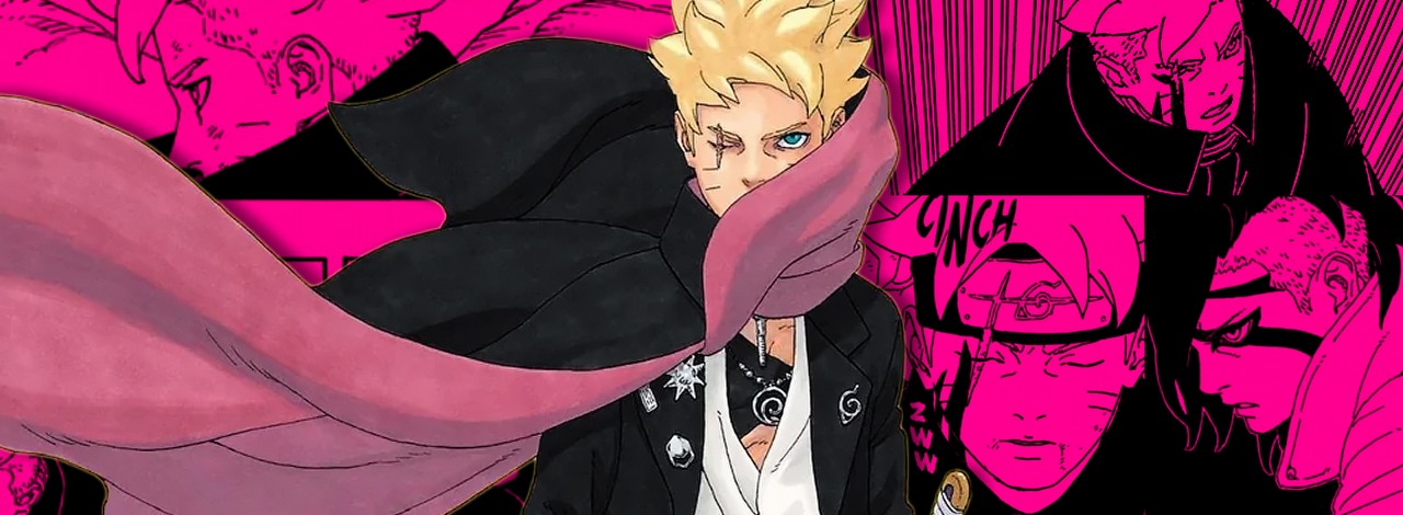 Choć wątek Karmy Boruto wkracza w ciekawe rejony w Two Blue Vortex, to olbrzymi spoiler z serii już nam zdradził, jak on się skończy, źródło grafiki: Boruto: Two Blue Vortex, Masashi Kishimoto i Mikio Ikemoto, Shueisha, 2023 / Boruto: Naruto Next Generations; Ukyo Kodachi, Masashi Kishimoto i Mikio Ikemoto; Shueisha, 2016.