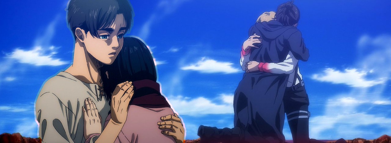„Atmosfera była wyjątkowa”. Rok po finale Attack on Titan zaskoczy fanów nową sceną z udziałem Erena, Armina i Mikasy, źródło grafiki: Attack on Titan, Yuichiro Hayashi i Tokio Igarashi, Studio Mappa, 2023.