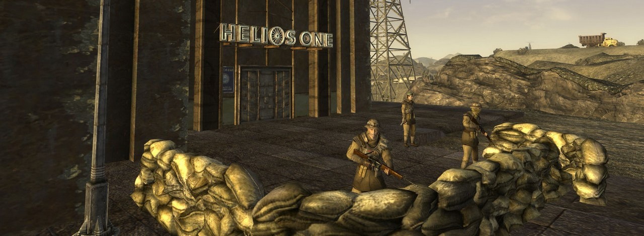 Pierwotna wersja głównej lokacji w Fallout: New Vegas miała problemy na konsolach, więc trzeba ją było wykastrować, źródło grafiki: Steam.