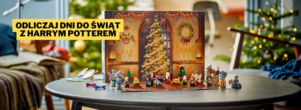 Mam już swoje lata, ale na widok takiego prezentu cieszyłbym się jak małe dziecko. Kalendarz adwentowy LEGO pozwoli mi odwiedzić Harry’ego Pottera w Wielkiej Sali, źródło grafiki: LEGO; materiały promocyjne.